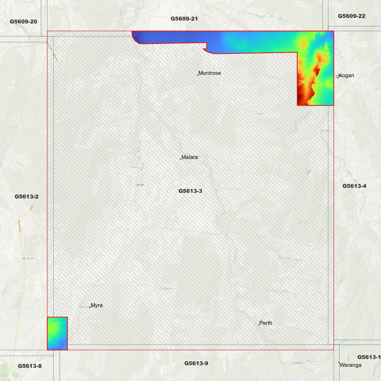 Myra Meadows 1m Digital Elevation Model (G5613-3)