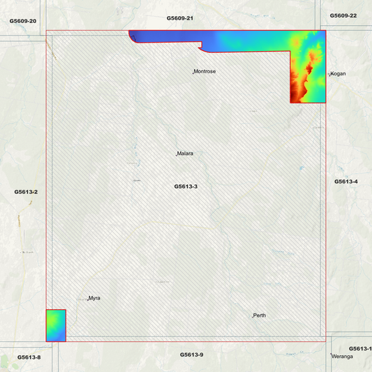 Myra Meadows 1m Digital Elevation Model (G5613-3)