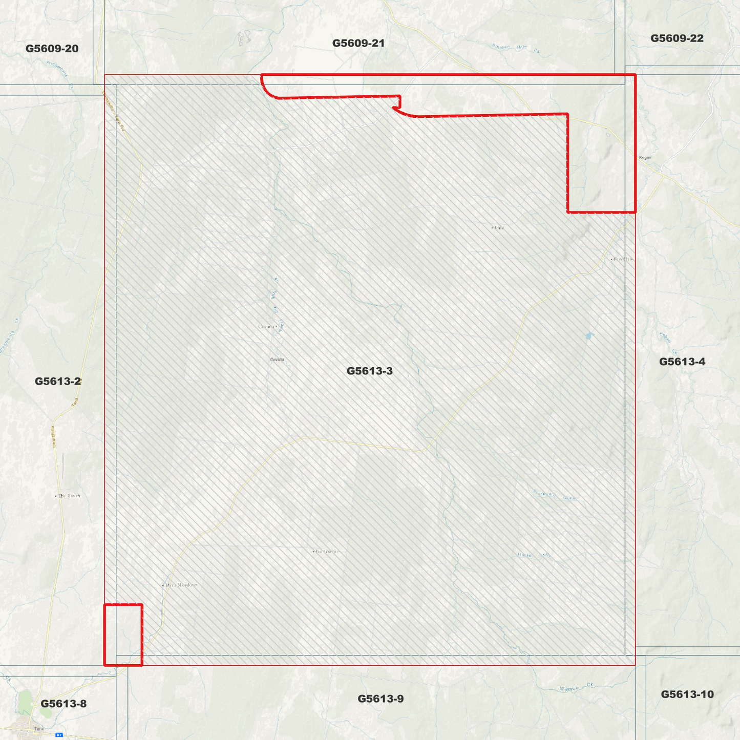 Myra Meadows 1m Digital Elevation Model (G5613-3)