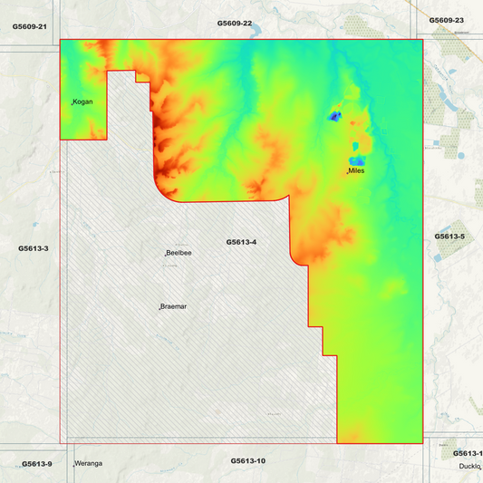 Kogan 1m Digital Elevation Model (G5613-4)