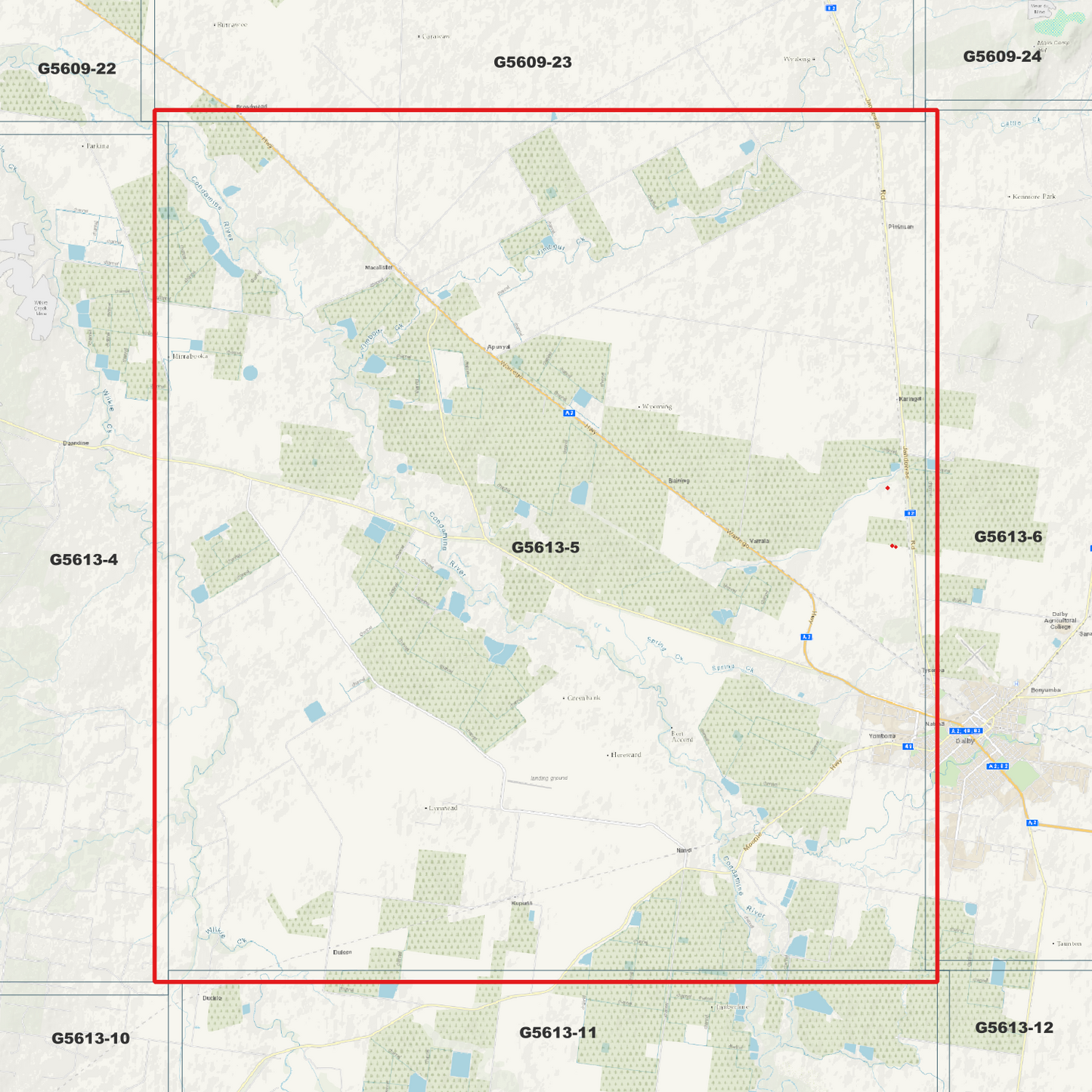 Macalister 1m Digital Elevation Model (G5613-5)