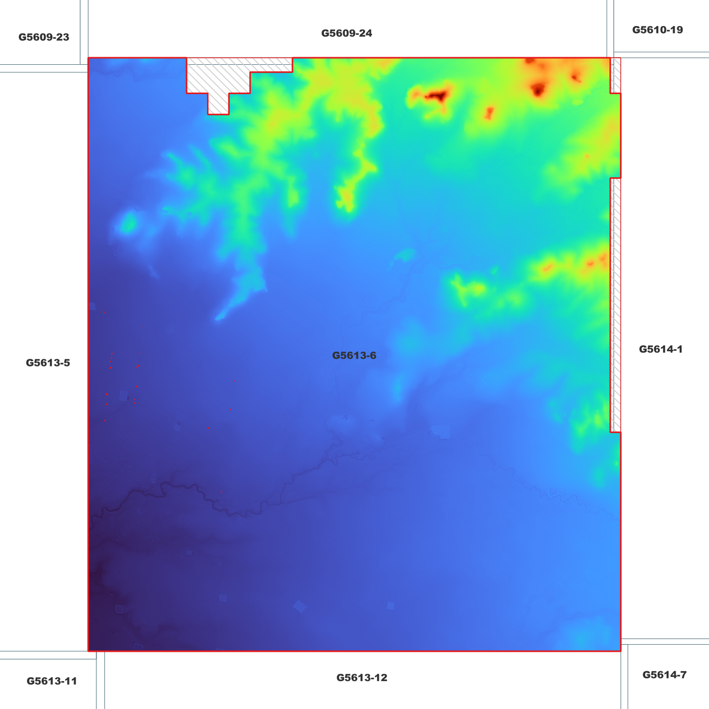 Dalby 1m Digital Elevation Model (G5613-6)