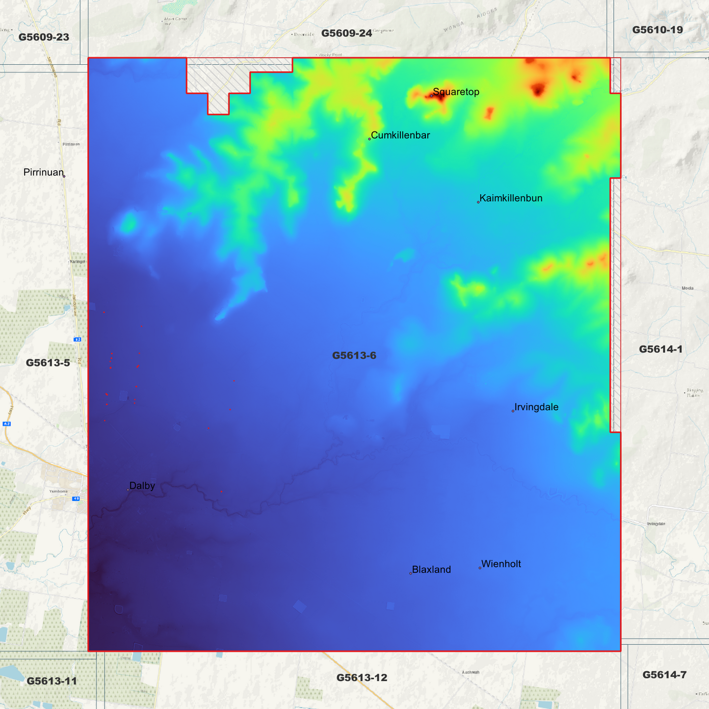 Dalby 1m Digital Elevation Model (G5613-6)