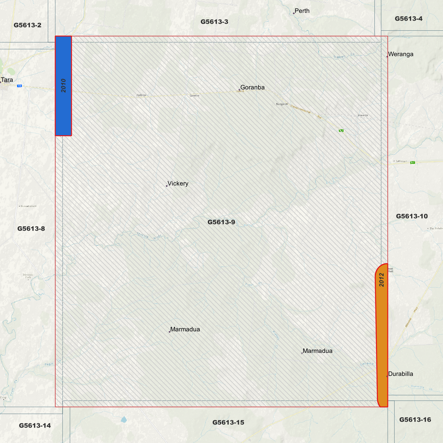 Goranba 1m Digital Elevation Model (G5613-9)