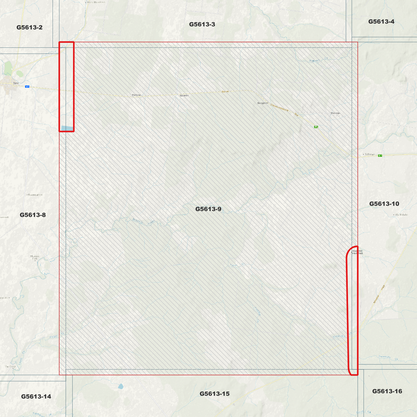 Goranba 1m Digital Elevation Model (G5613-9)