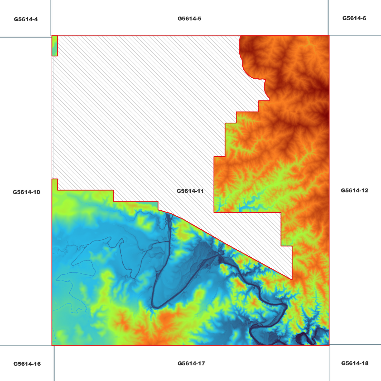 Wivenhoe 1m Digital Elevation Model (G5614-11)