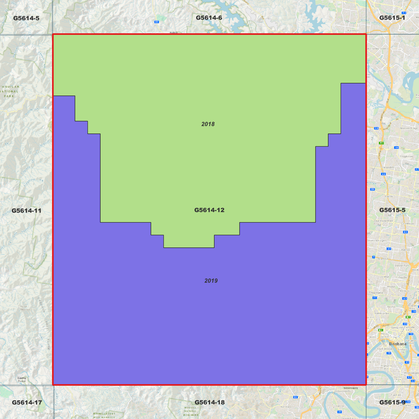 Samford 1m Digital Elevation Model (G5614-12)
