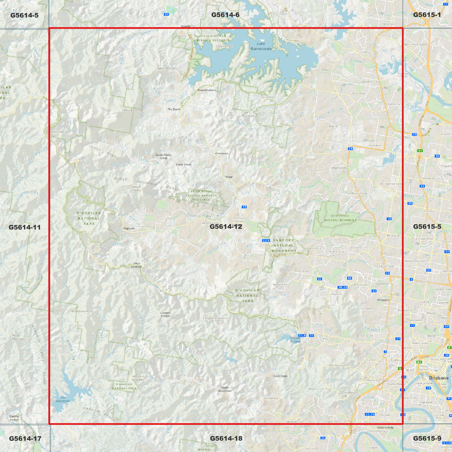 Samford 1m Digital Elevation Model (G5614-12)