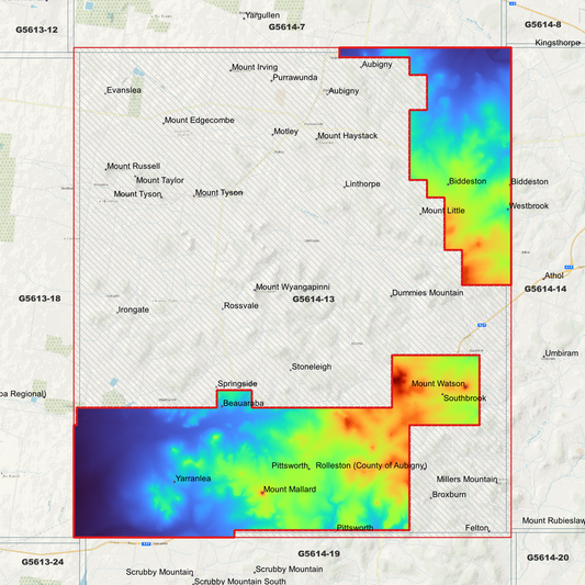 Pittsworth 1m Digital Elevation Model (G5614-13)