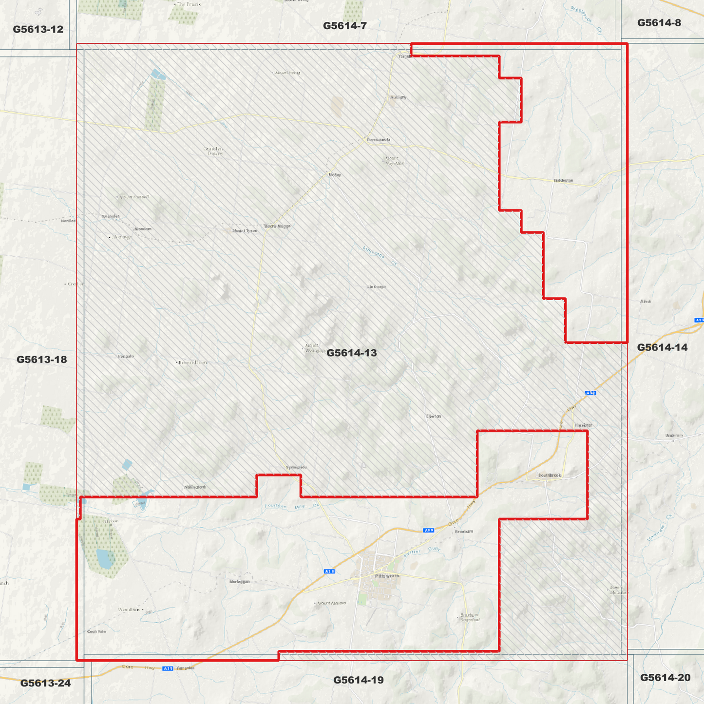 Pittsworth 1m Digital Elevation Model (G5614-13)