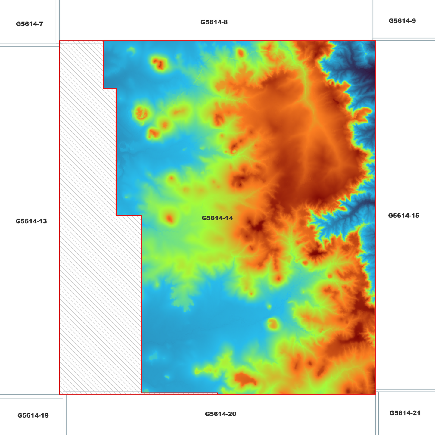 Toowoomba 1m Digital Elevation Model (G5614-14)