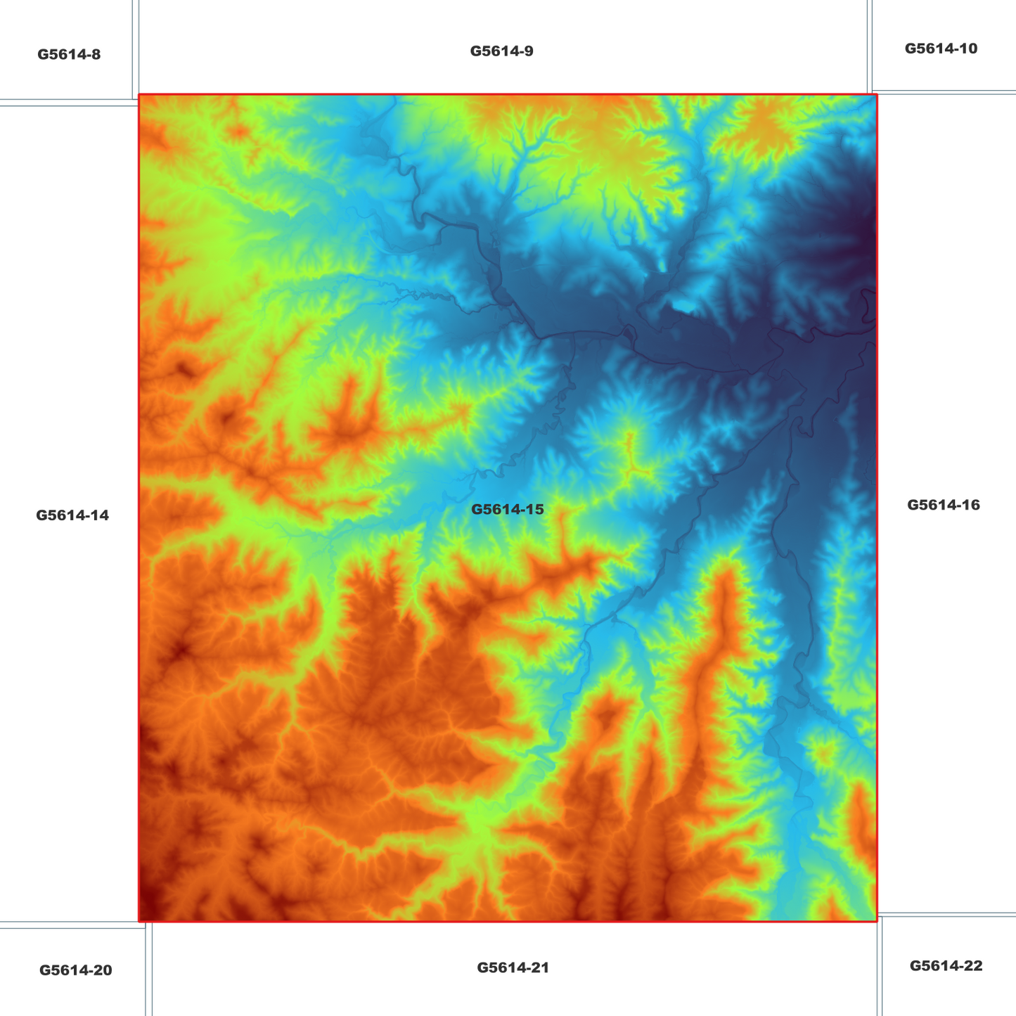 Helidon 1m Digital Elevation Model (G5614-15)