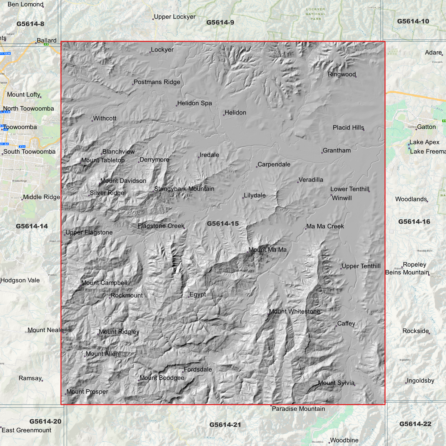Helidon 1m Digital Elevation Model (G5614-15)
