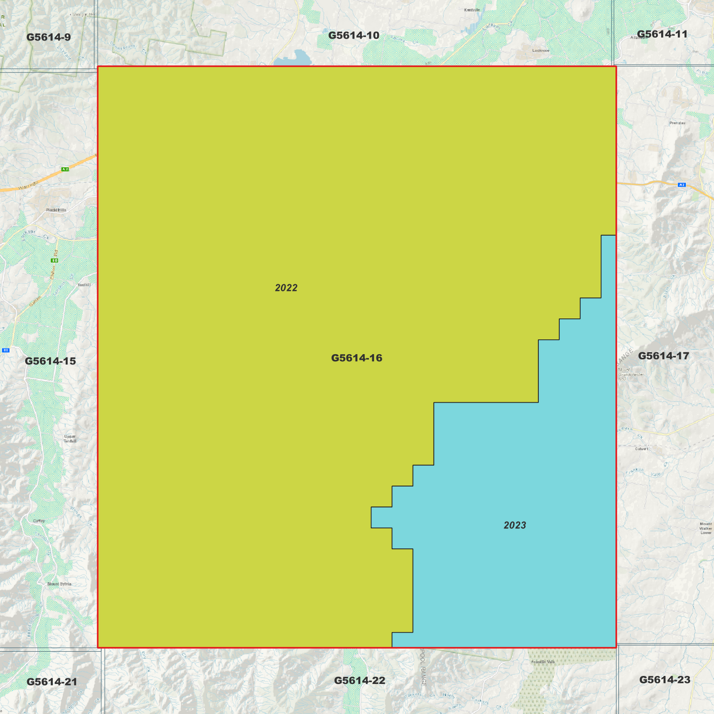 Laidley 1m Digital Elevation Model (G5614-16)