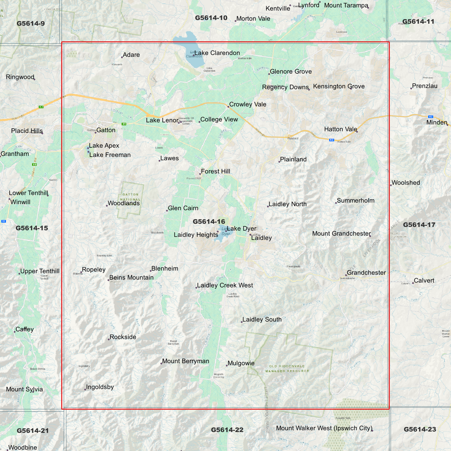 Laidley 1m Digital Elevation Model (G5614-16)