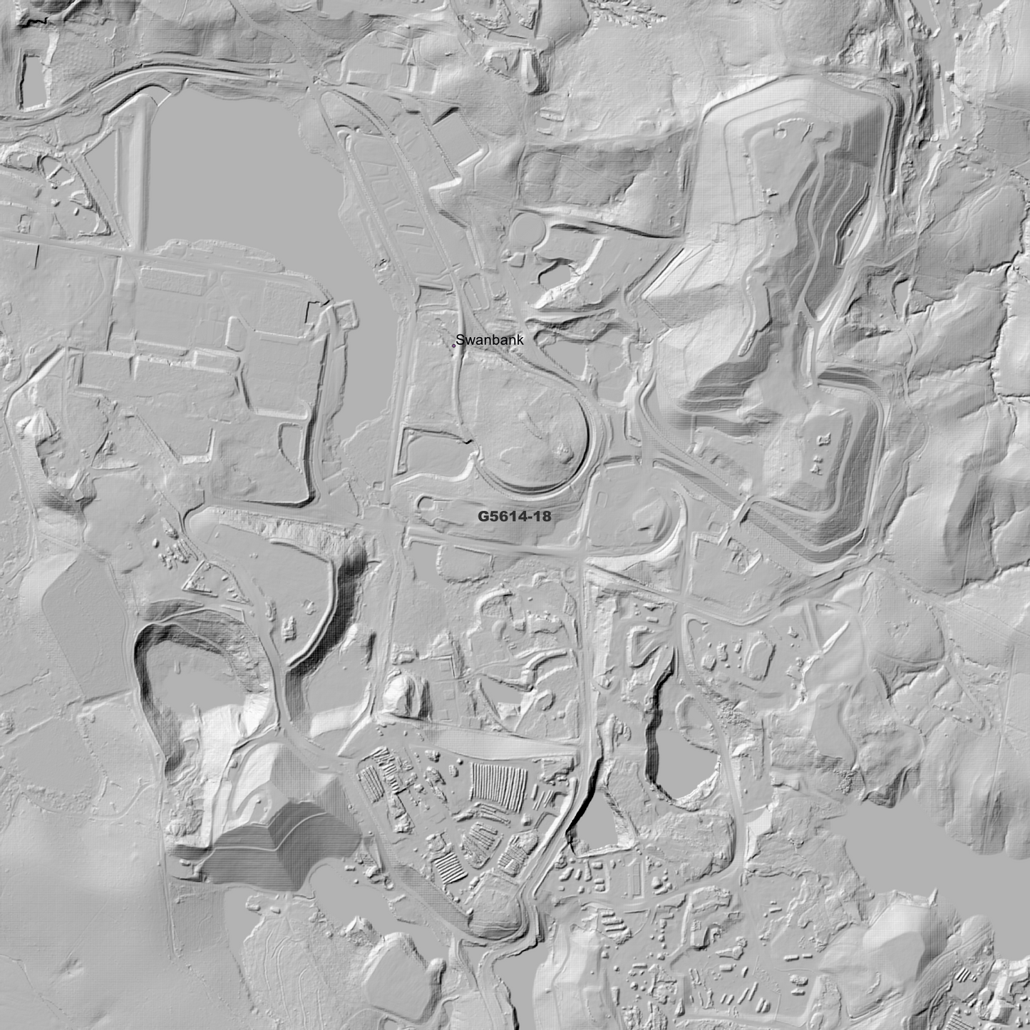 Ipswich 1m Digital Elevation Model (G5614-18)