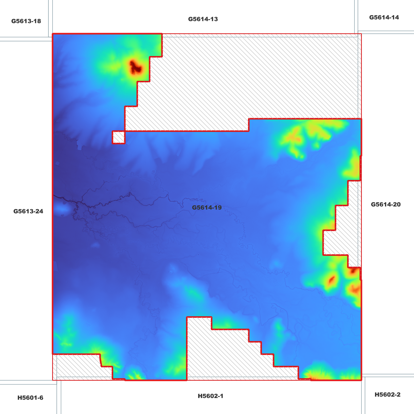 Felton 1m Digital Elevation Model (G5614-19)