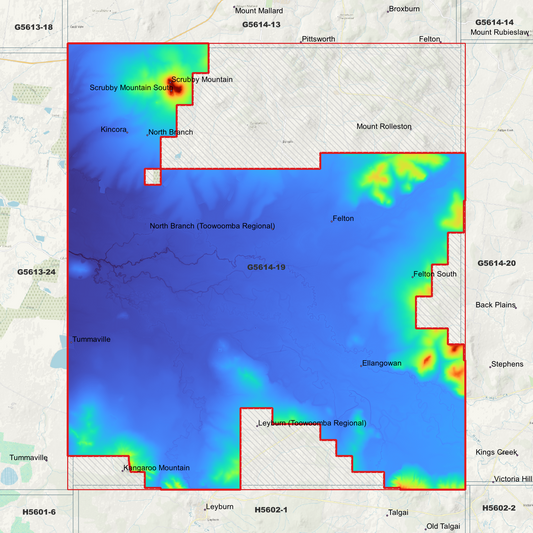 Felton 1m Digital Elevation Model (G5614-19)