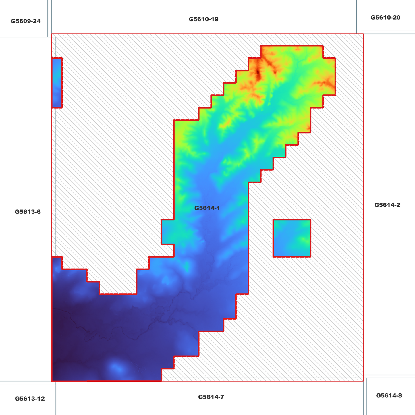 Rosalie 1m Digital Elevation Model (G5614-1)