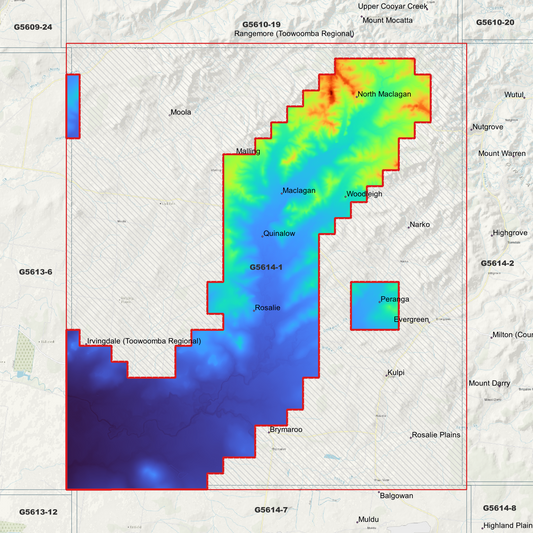 Rosalie 1m Digital Elevation Model (G5614-1)