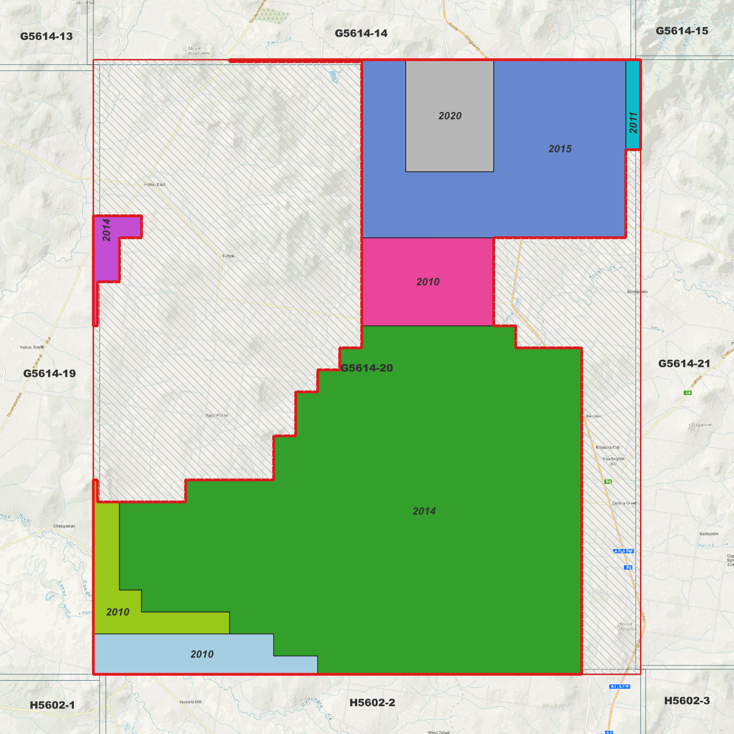 Clifton 1m Digital Elevation Model (G5614-20)