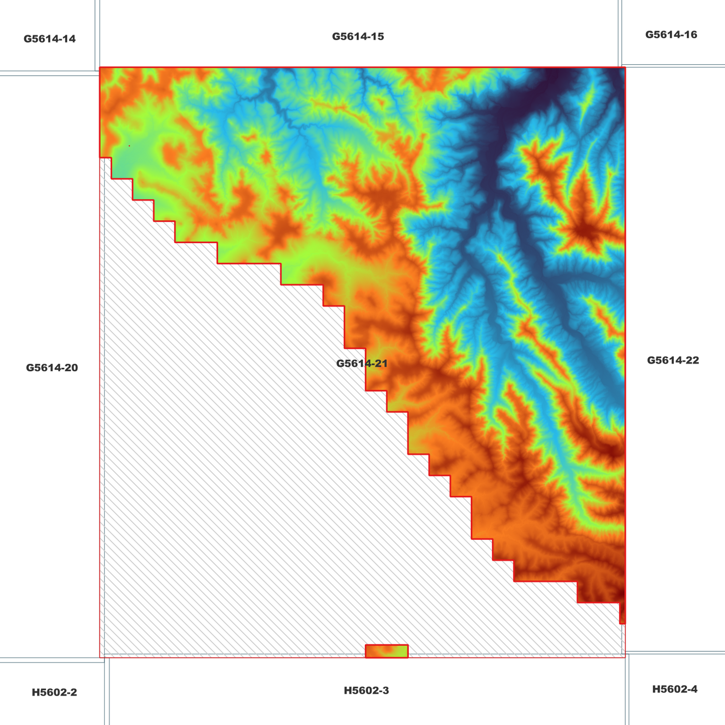 Haldon 1m Digital Elevation Model (G5614-21)