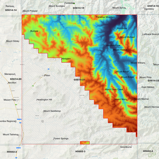 Haldon 1m Digital Elevation Model (G5614-21)