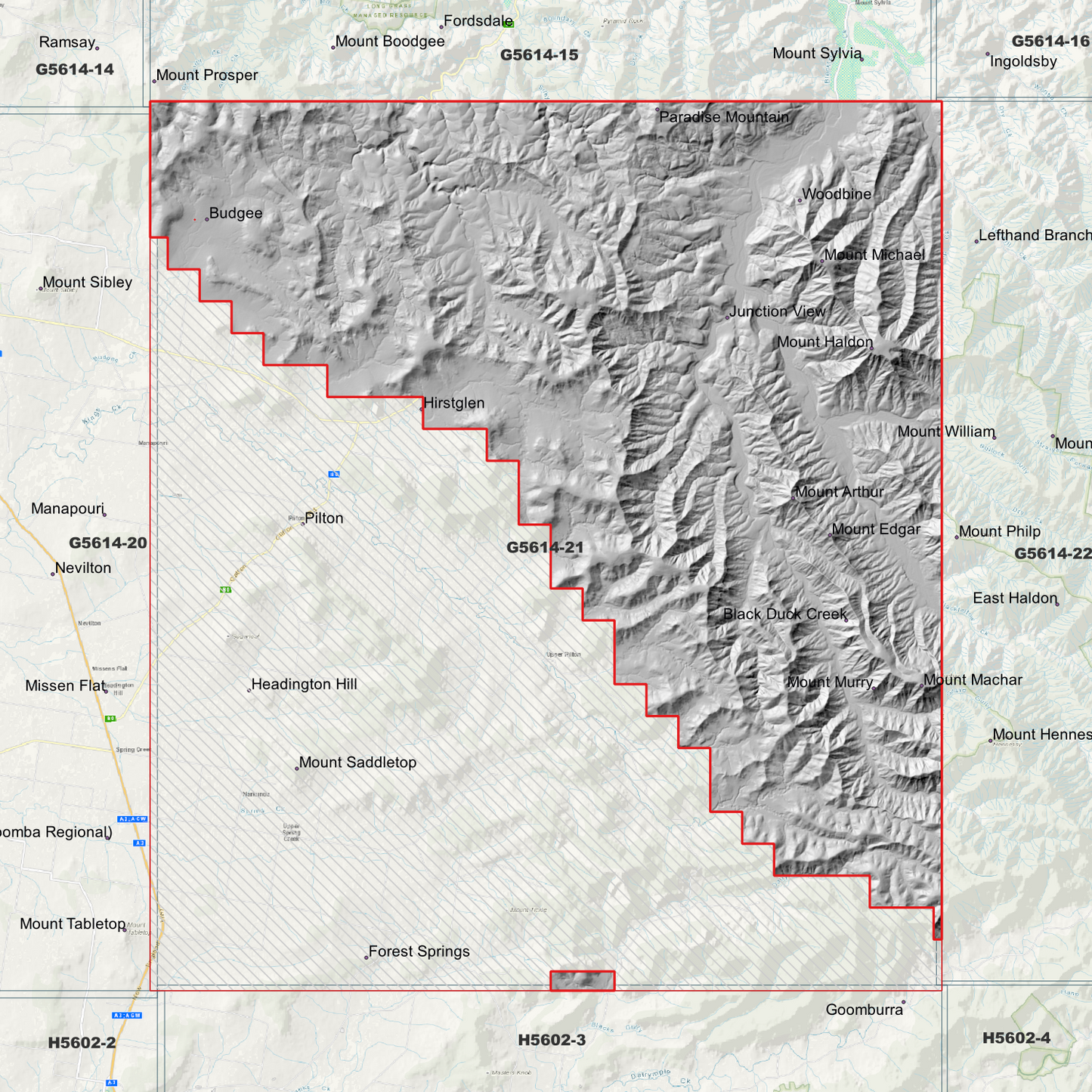 Haldon 1m Digital Elevation Model (G5614-21)