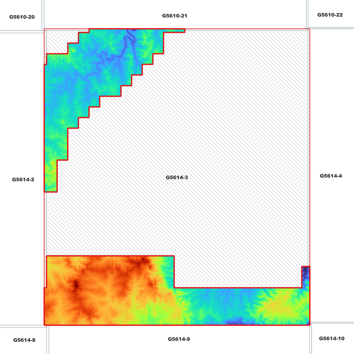 Bluff 1m Digital Elevation Model (G5614-3)