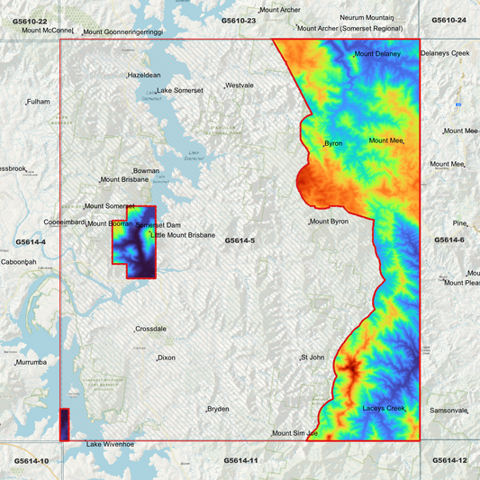 Somerset 1m Digital Elevation Model (G5614-5)