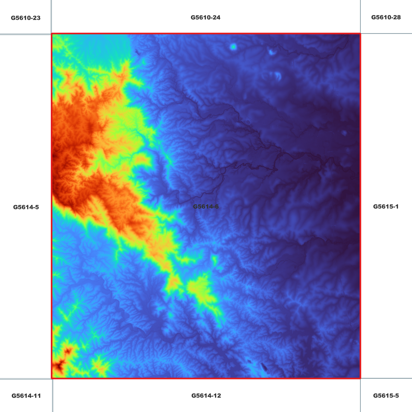 Caboolture 1m Digital Elevation Model (G5614-6)