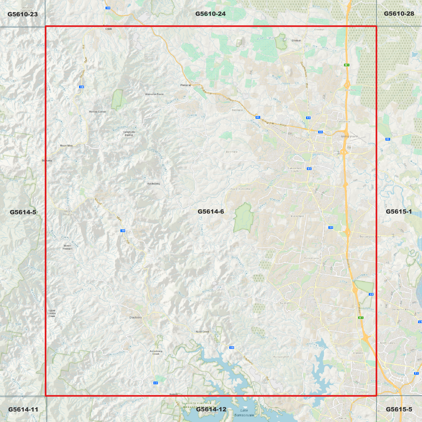 Caboolture 1m Digital Elevation Model (G5614-6)