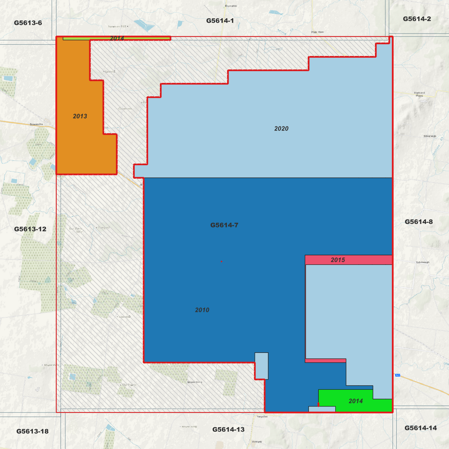 Oakey 1m Digital Elevation Model (G5614-7)
