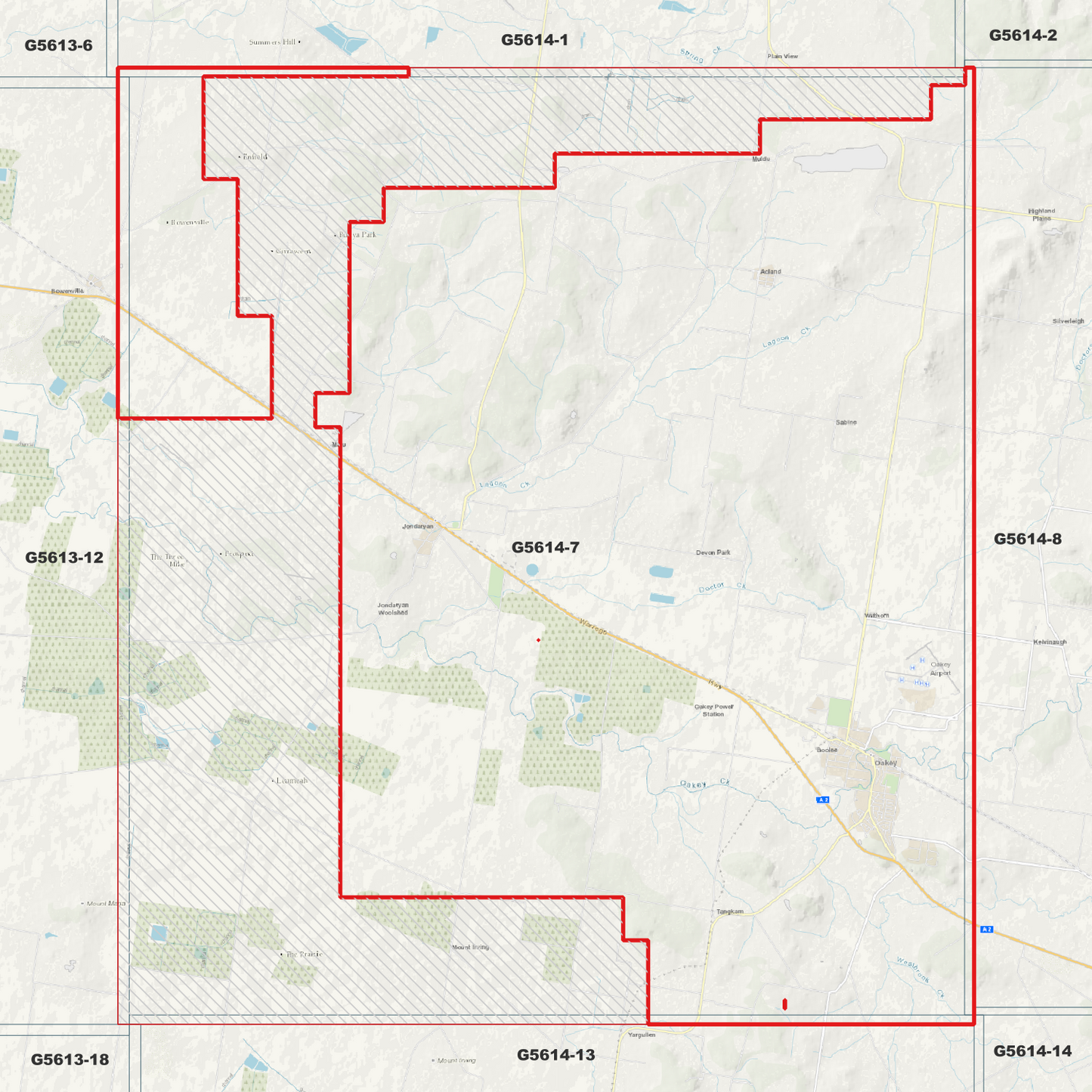 Oakey 1m Digital Elevation Model (G5614-7)