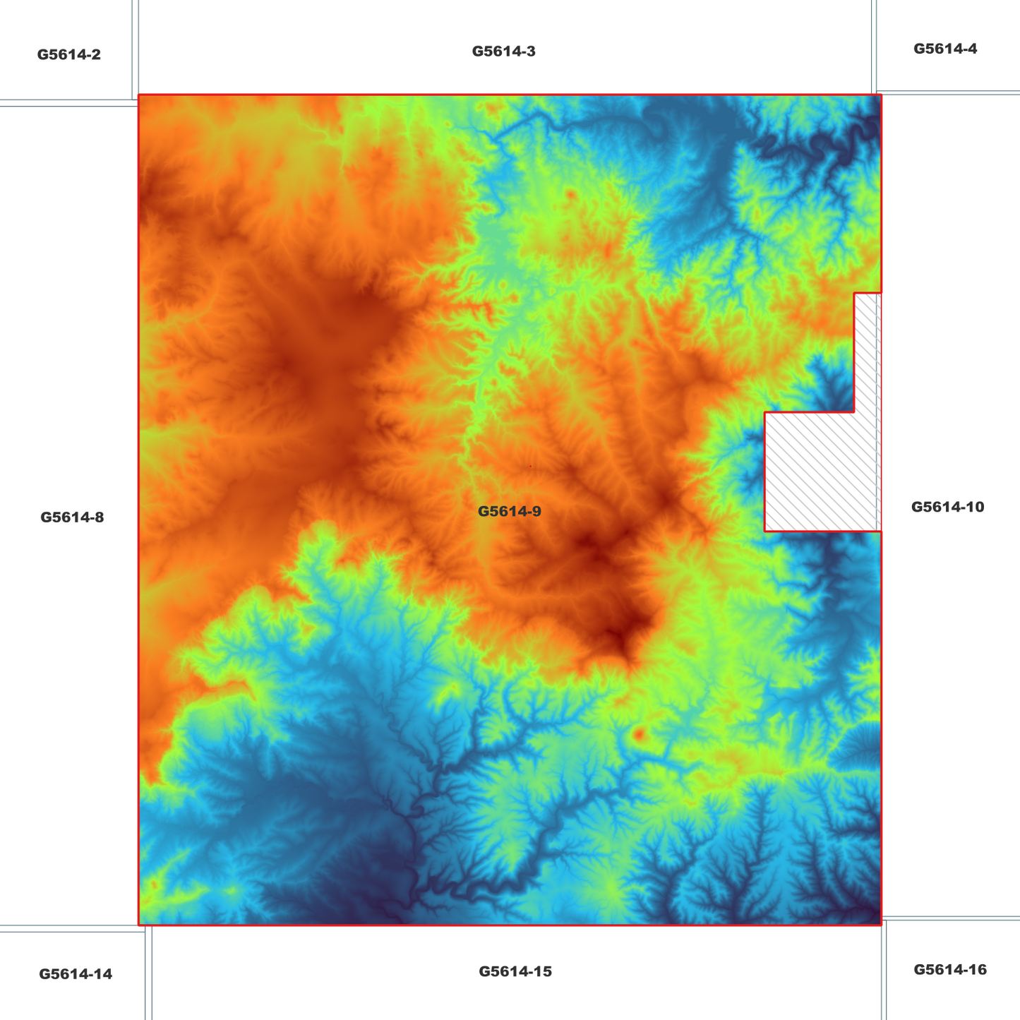 Cressbrook 1m Digital Elevation Model (G5614-9)