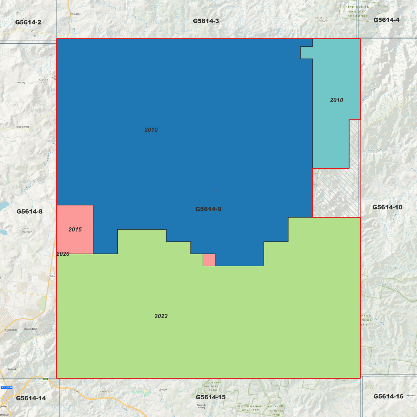 Cressbrook 1m Digital Elevation Model (G5614-9)
