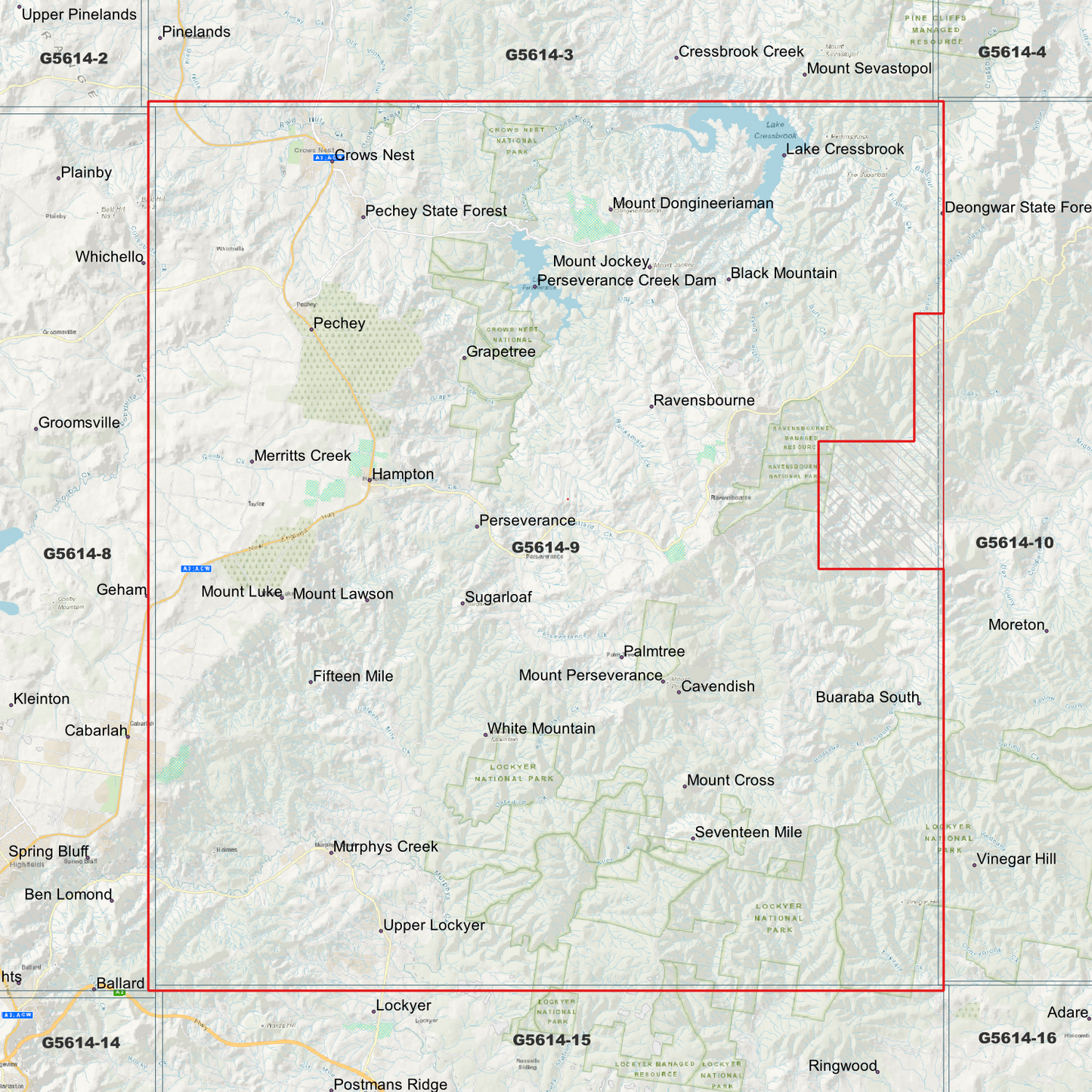Cressbrook 1m Digital Elevation Model (G5614-9)