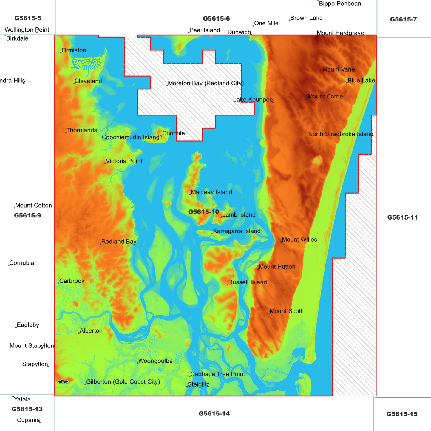 Redland 1m Digital Elevation Model (G5615-10)