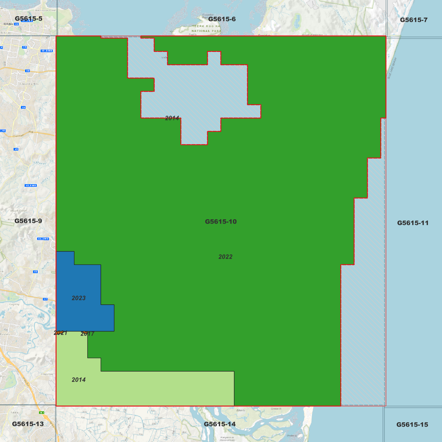 Redland 1m Digital Elevation Model (G5615-10)