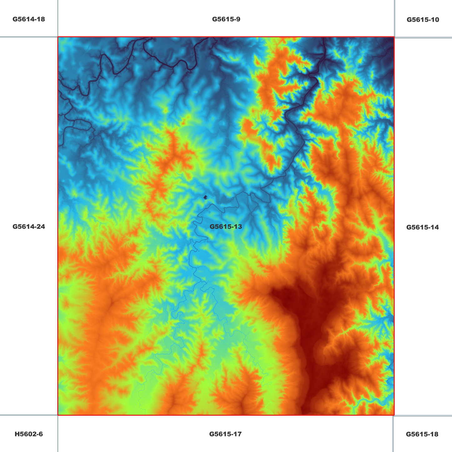 Tamborine 1m Digital Elevation Model (G5615-13)