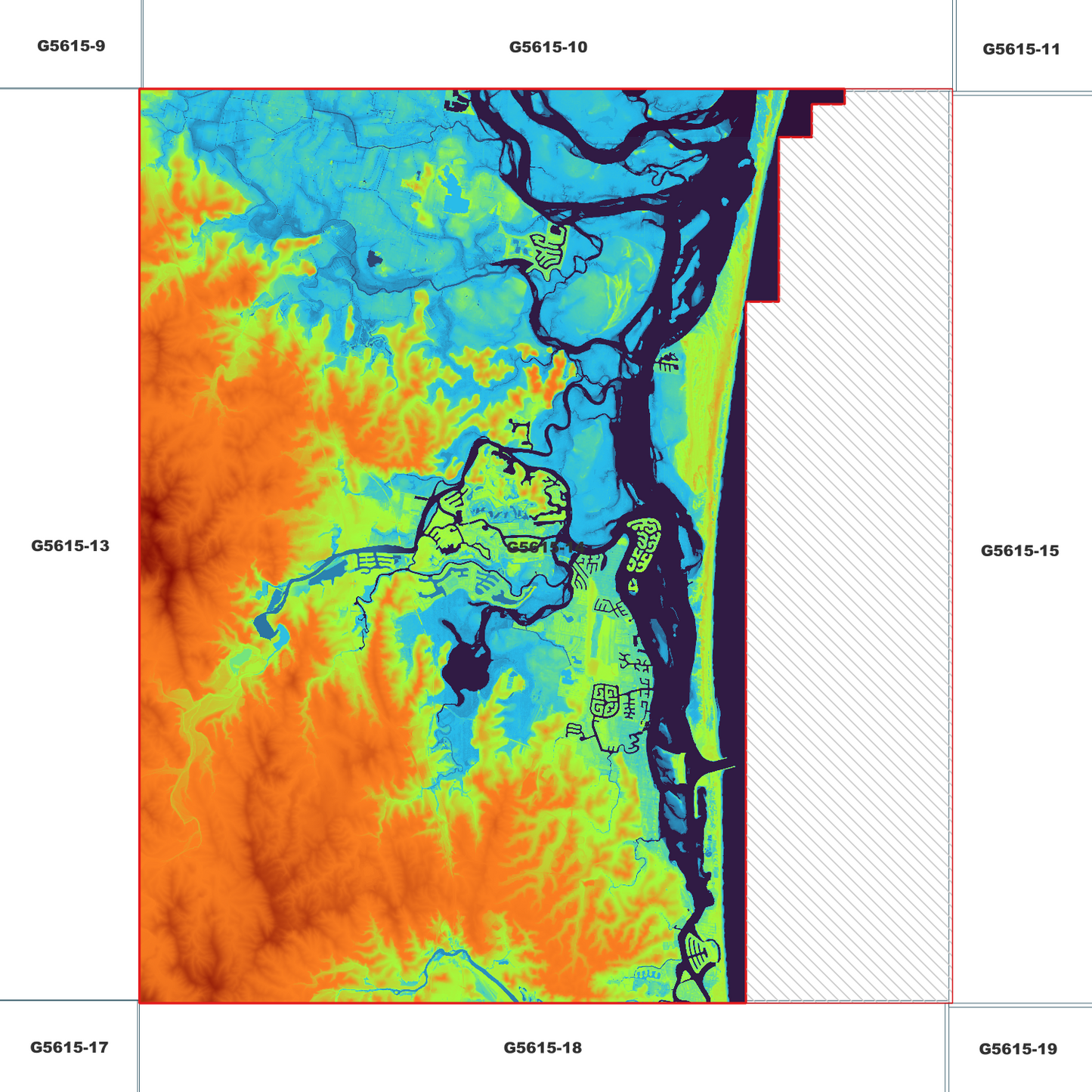 Coomera 1m Digital Elevation Model (G5615-14)