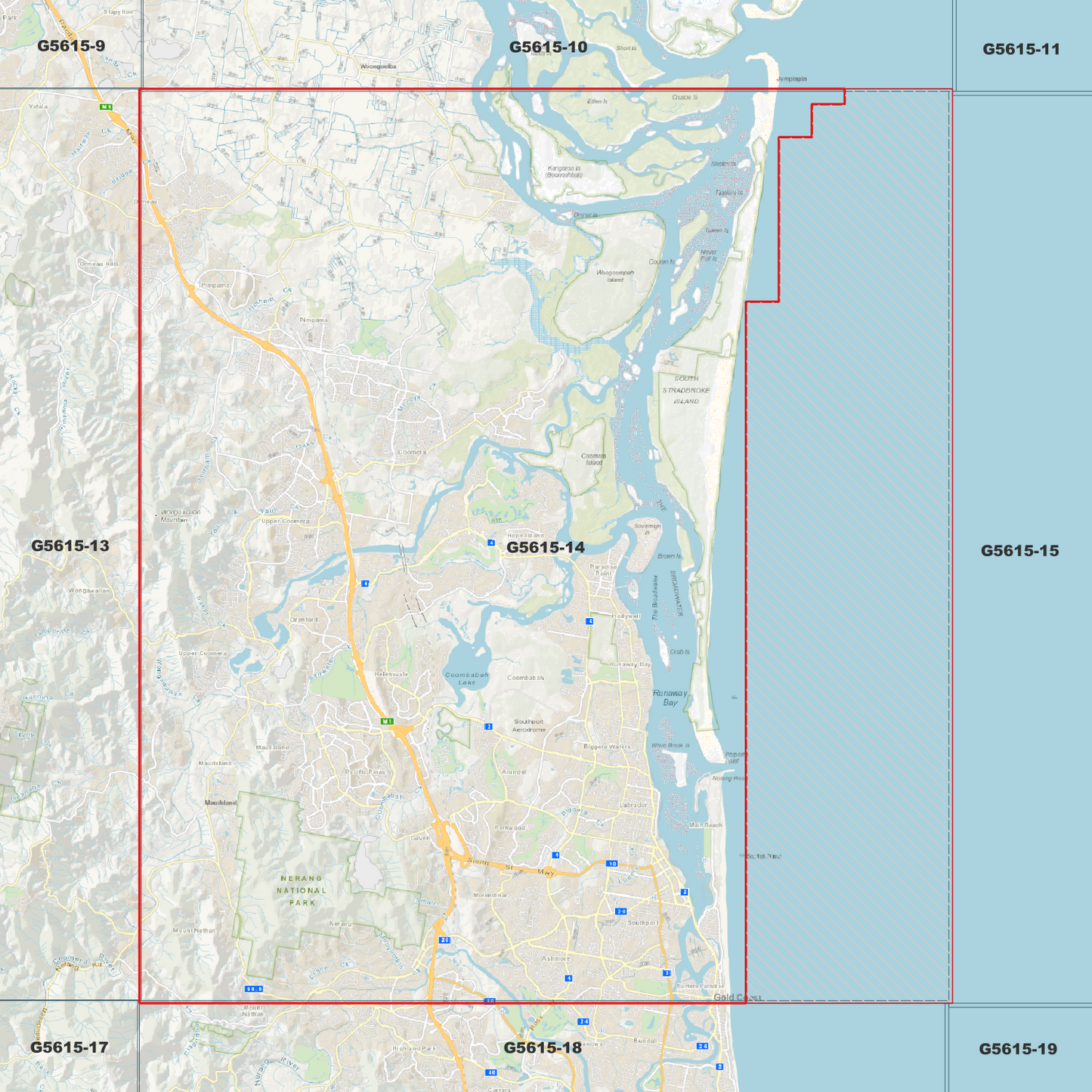 Coomera 1m Digital Elevation Model (G5615-14)