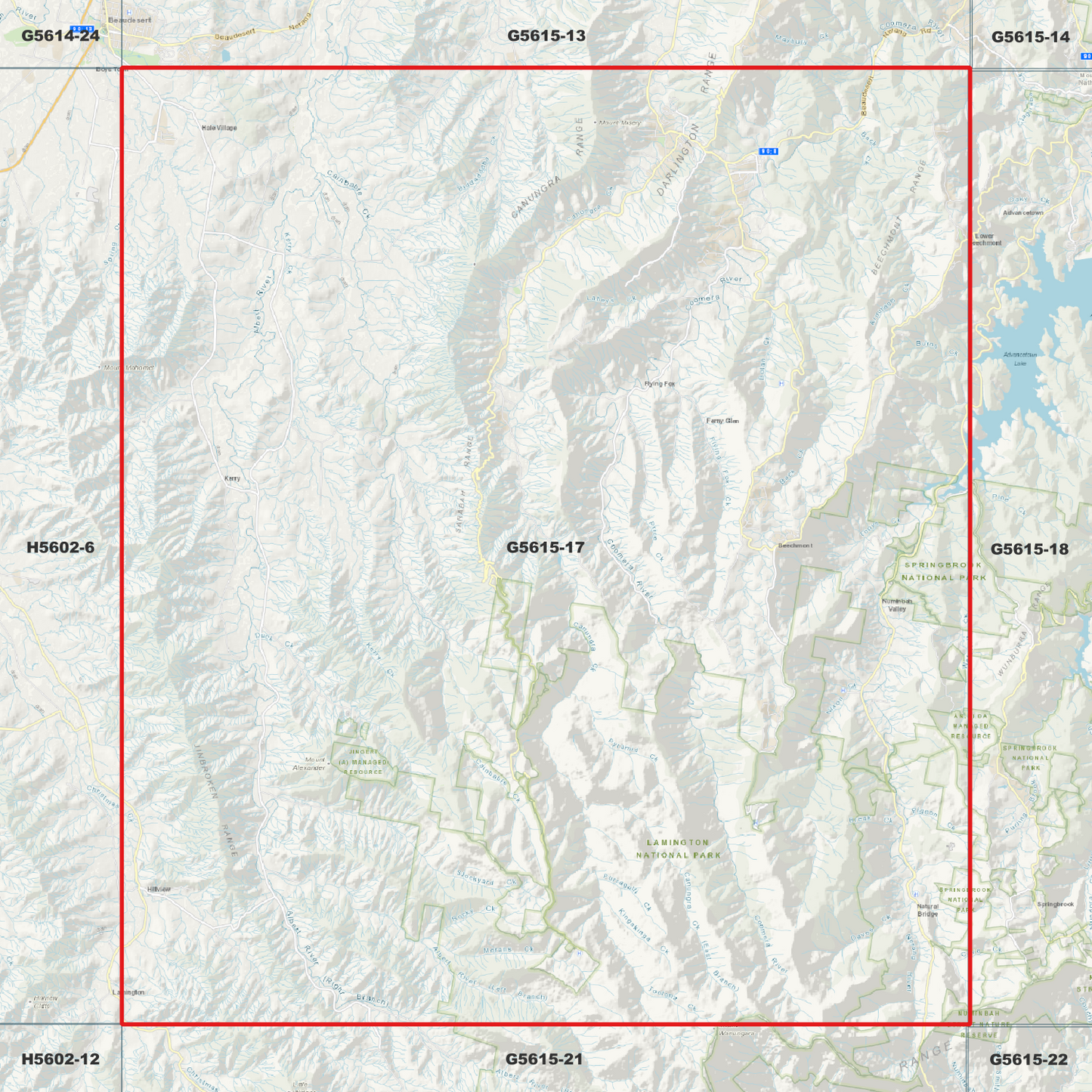 Binna 1m Digital Elevation Model (G5615-17)