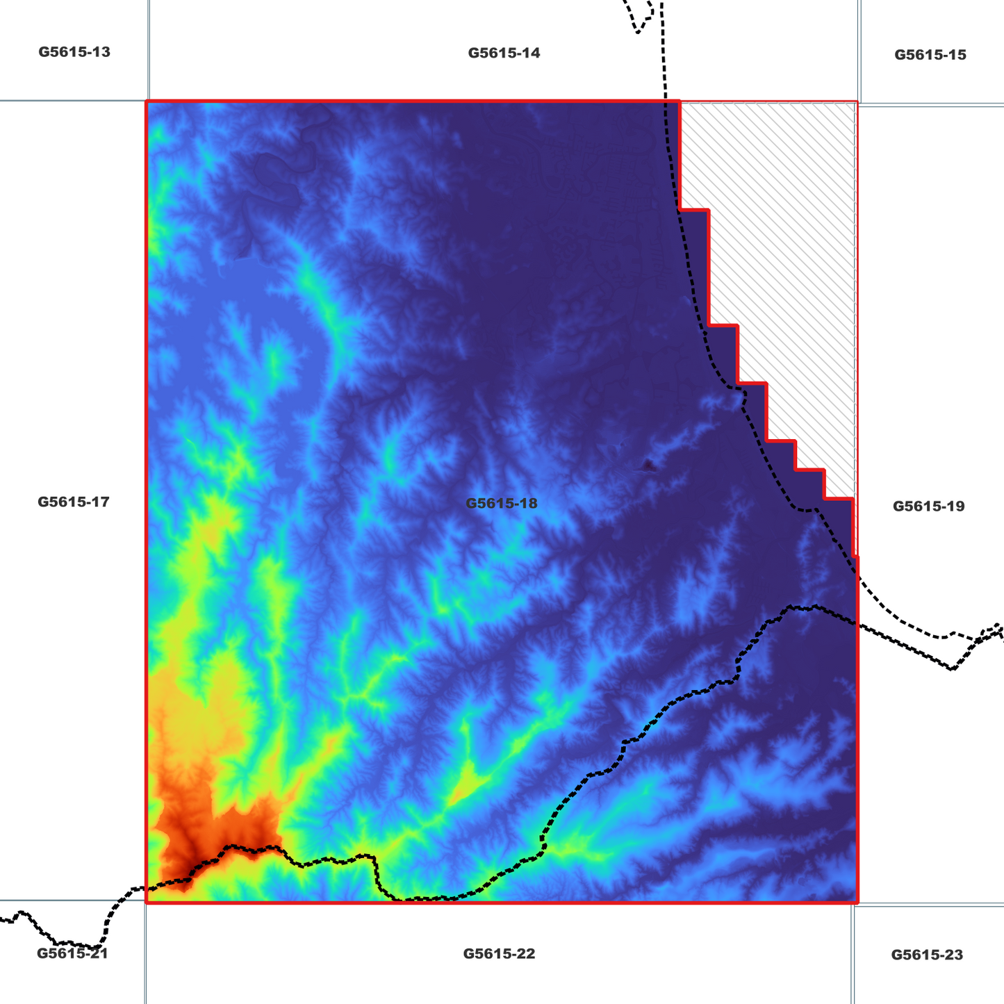 Mudgeeraba 1m Digital Elevation Model (G5615-18)