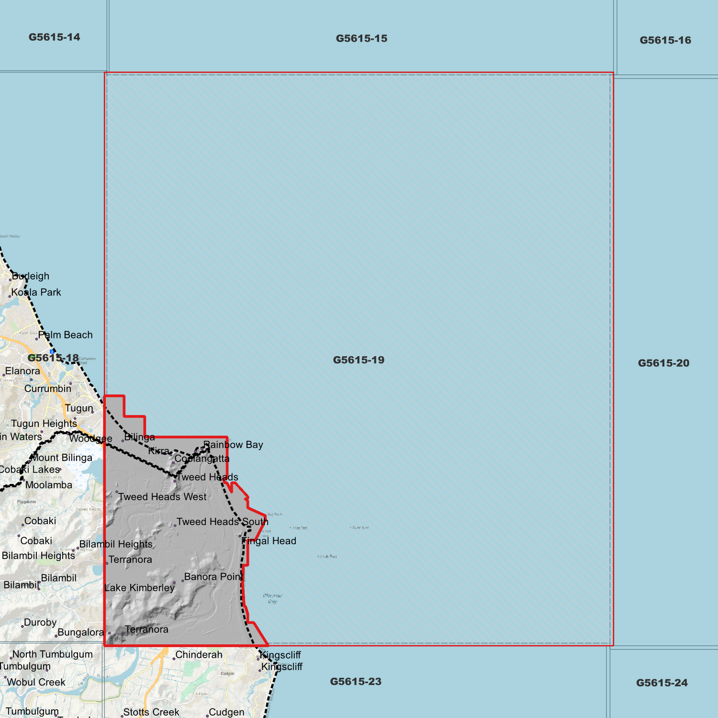 Tweed 1m Digital Elevation Model (G5615-19)