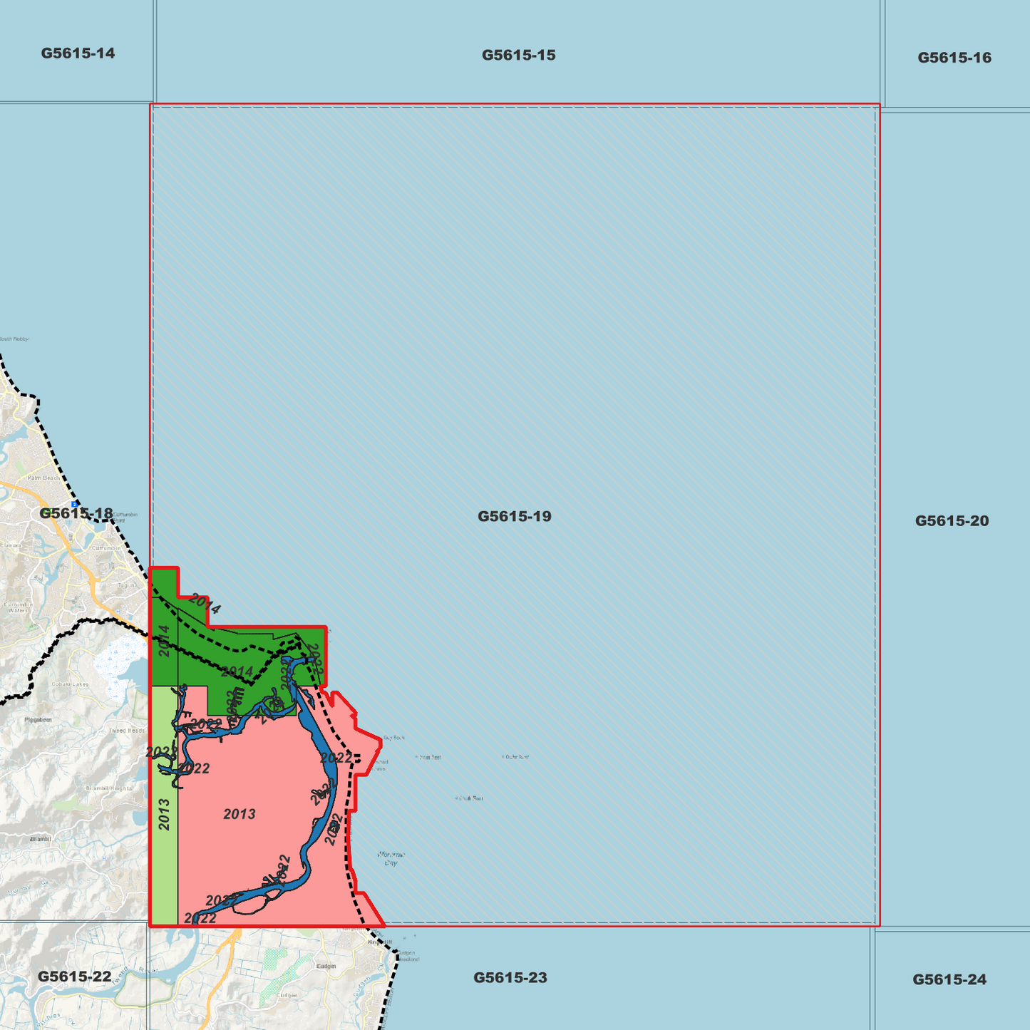 Tweed 1m Digital Elevation Model (G5615-19)