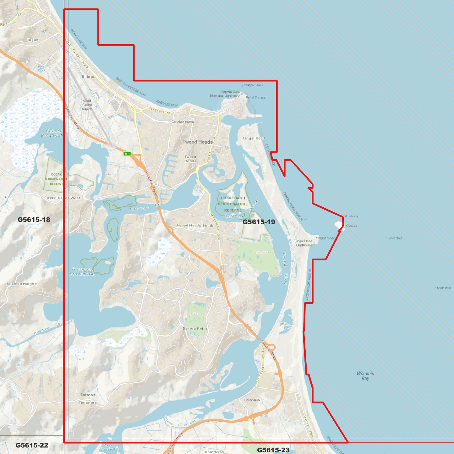 Tweed 1m Digital Elevation Model (G5615-19)