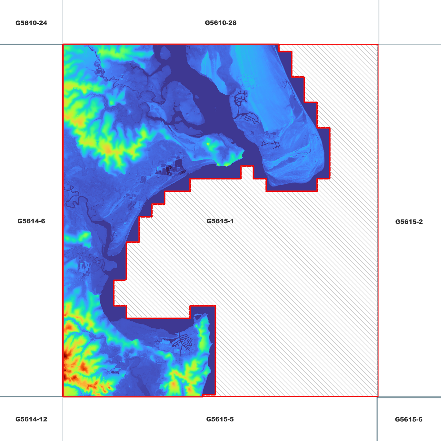 Redcliffe 1m Digital Elevation Model (G5615-1)