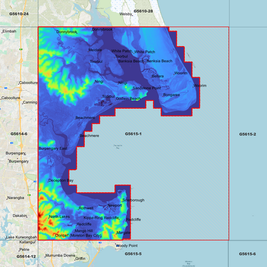 Redcliffe 1m Digital Elevation Model (G5615-1)