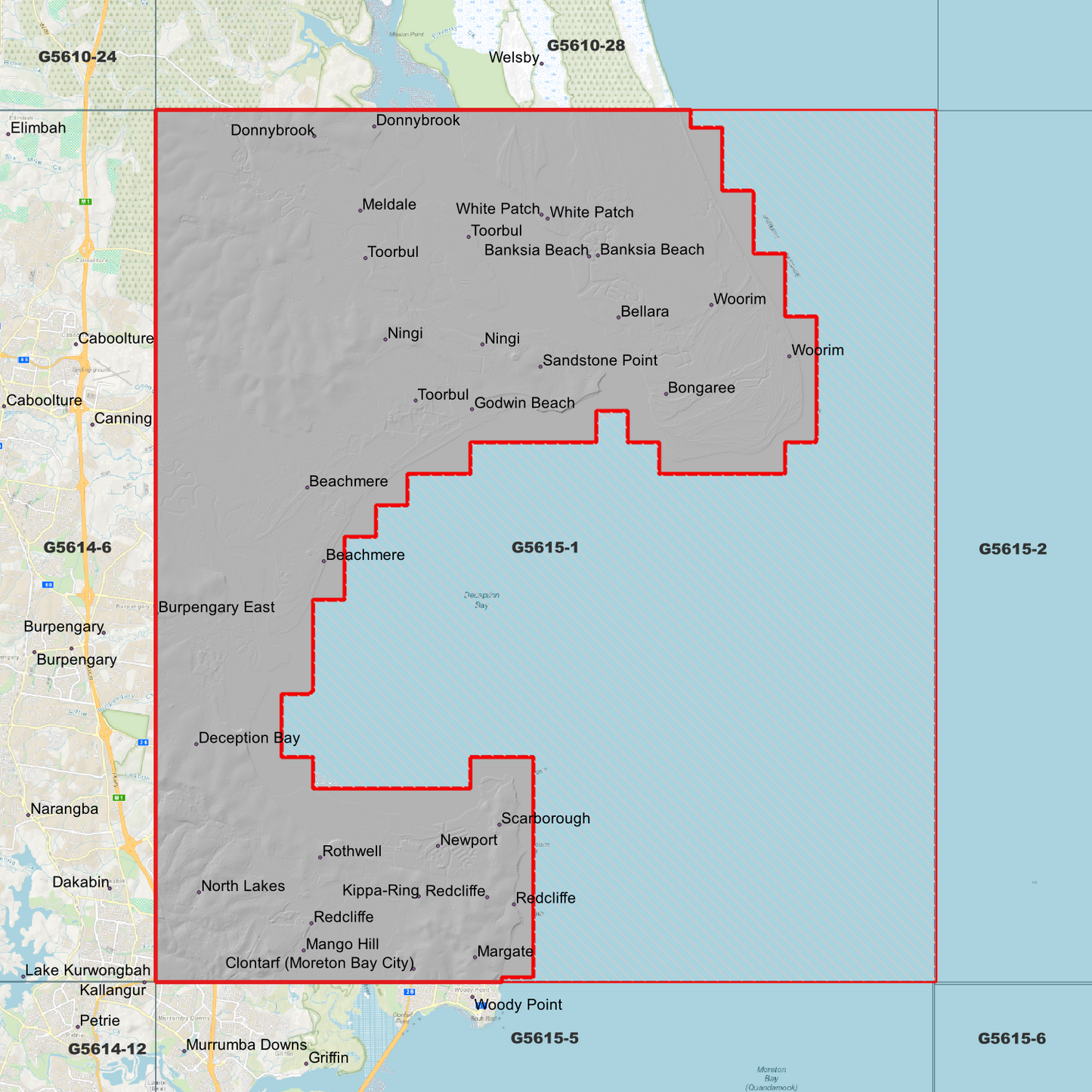 Redcliffe 1m Digital Elevation Model (G5615-1)